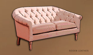 62" French Provincial Tufted Settee