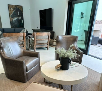 leather swivel chair