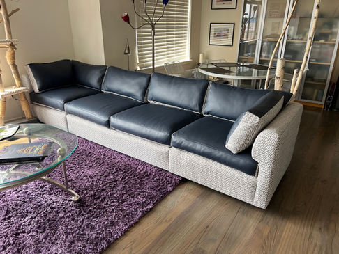 leather sofa