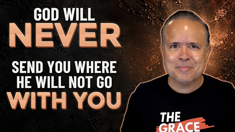God, we never leave you.
