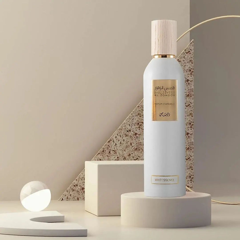 Thumbnail: Hums Al Zohoor White Essence Parfum D'Ambiance Air Freshener 250ml By Rasasi