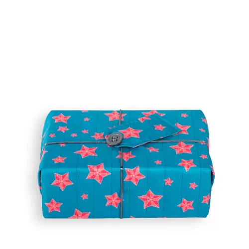 Thumbnail: Wrag Wrap Reusable Reversible Crackle Wrap: Spots & Stars