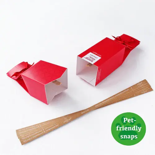 Thumbnail: Keep This Cracker Reusable Christmas Crackers: Christmas Red