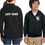 Thumbnail: YOUTH- FULL ZIP, Black, Hooded Sweatshirt, Eagles Shield Logo