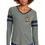 Thumbnail: Womens, Halftime Stripe Long Sleeve V-Neck Tee
