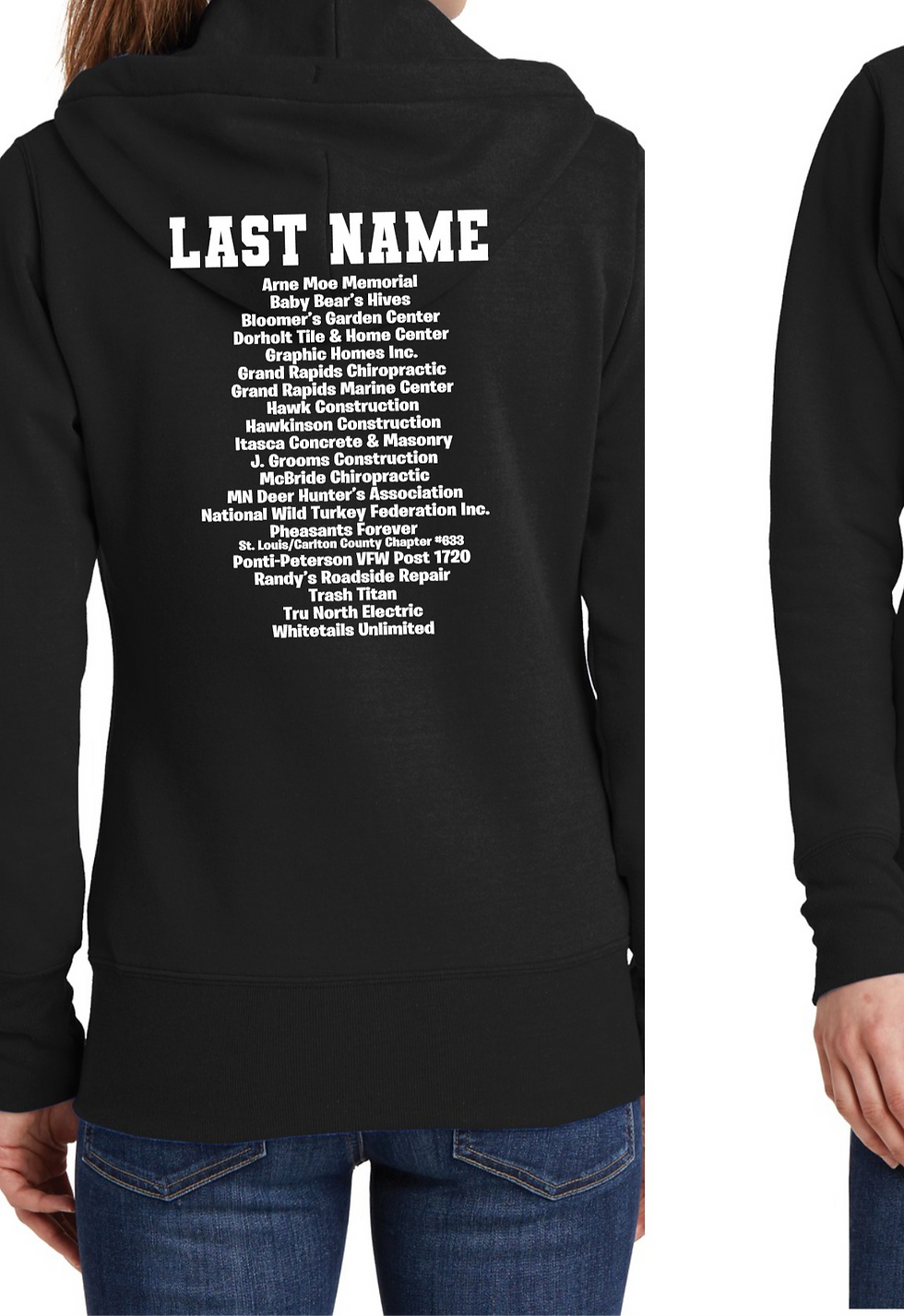 Thumbnail: YOUTH- FULL ZIP, Black, Hooded Sweatshirt, Lighthouse Circle Logo