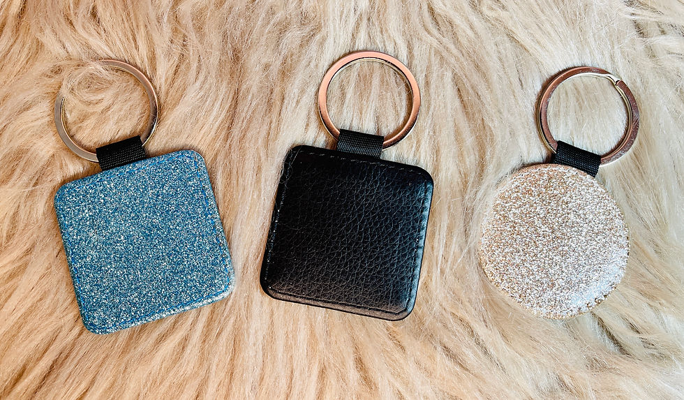 Thumbnail: CIRCLE - - Eagles VOLLEYBALL Keychain, Leather