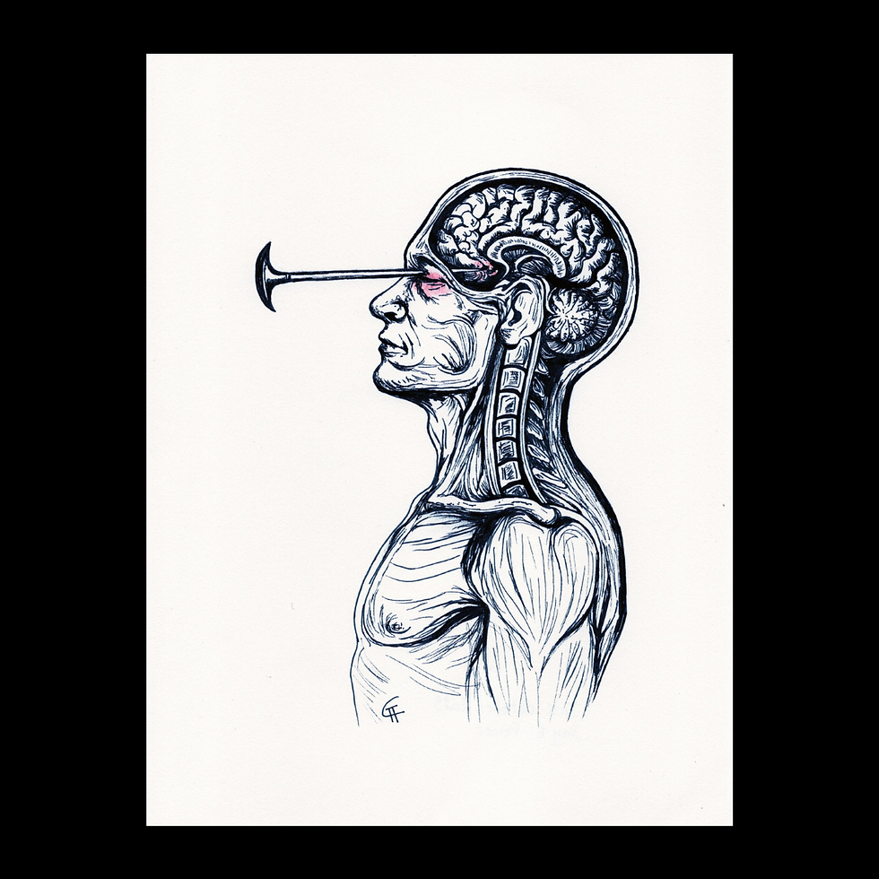 Percer/Pierce - Inkoctober #6 - Original Illustration - Artwork