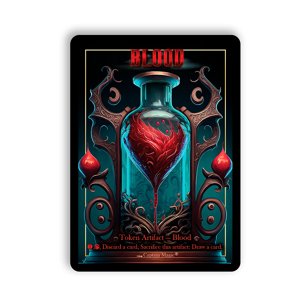 Blood token - Jeton sang - MTG - Magic the gathering