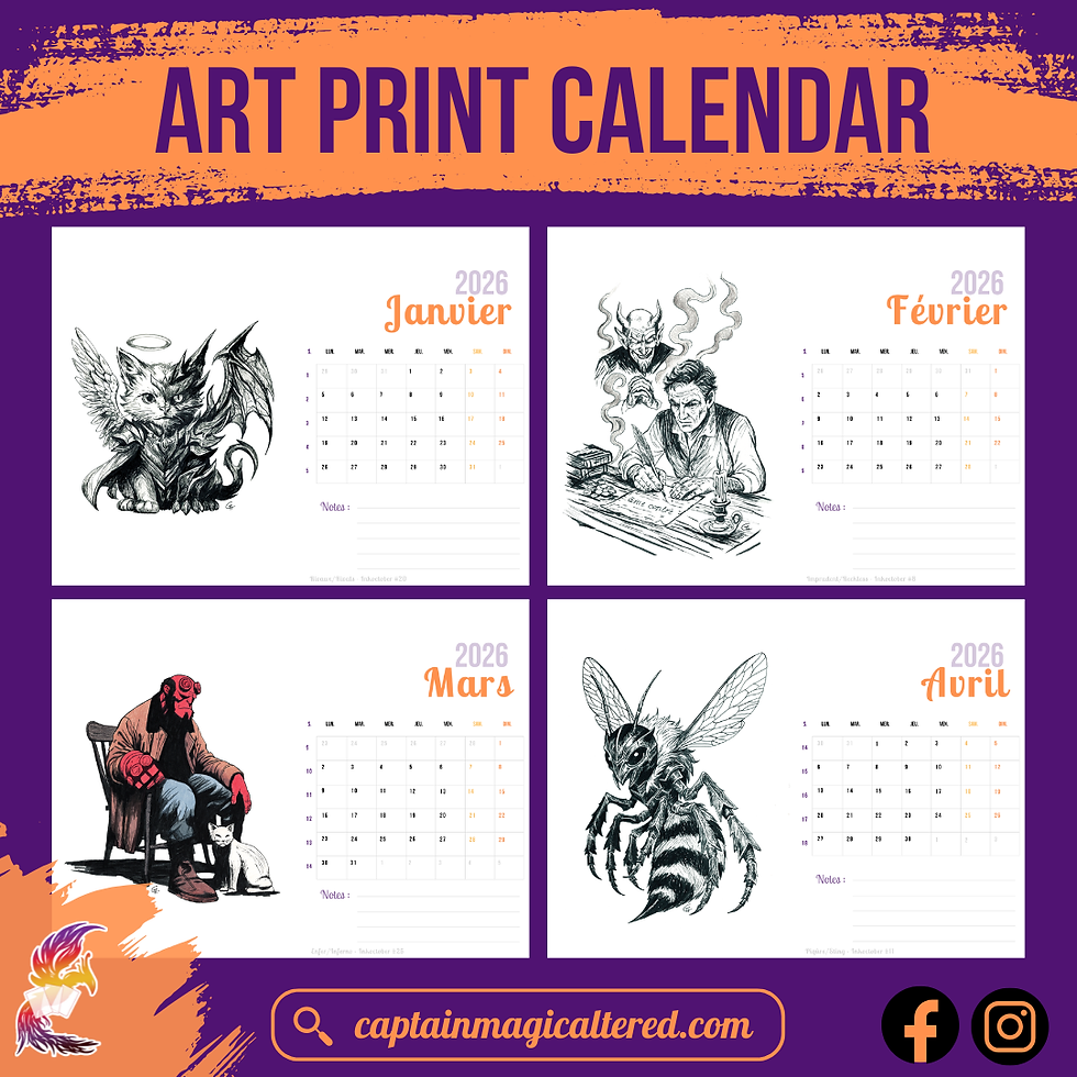 Thumbnail: Calendar - Calendrier - Art print 2026