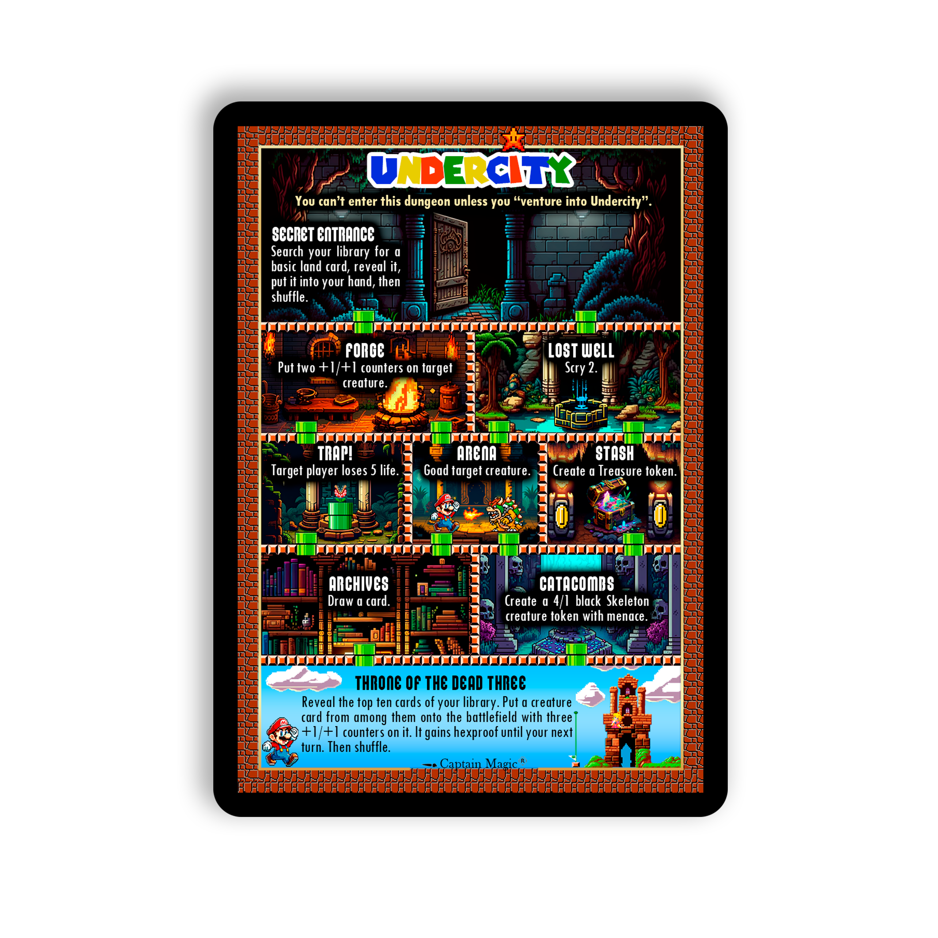 Undercity token - Les souterrains jeton - MTG - Magic the gathering