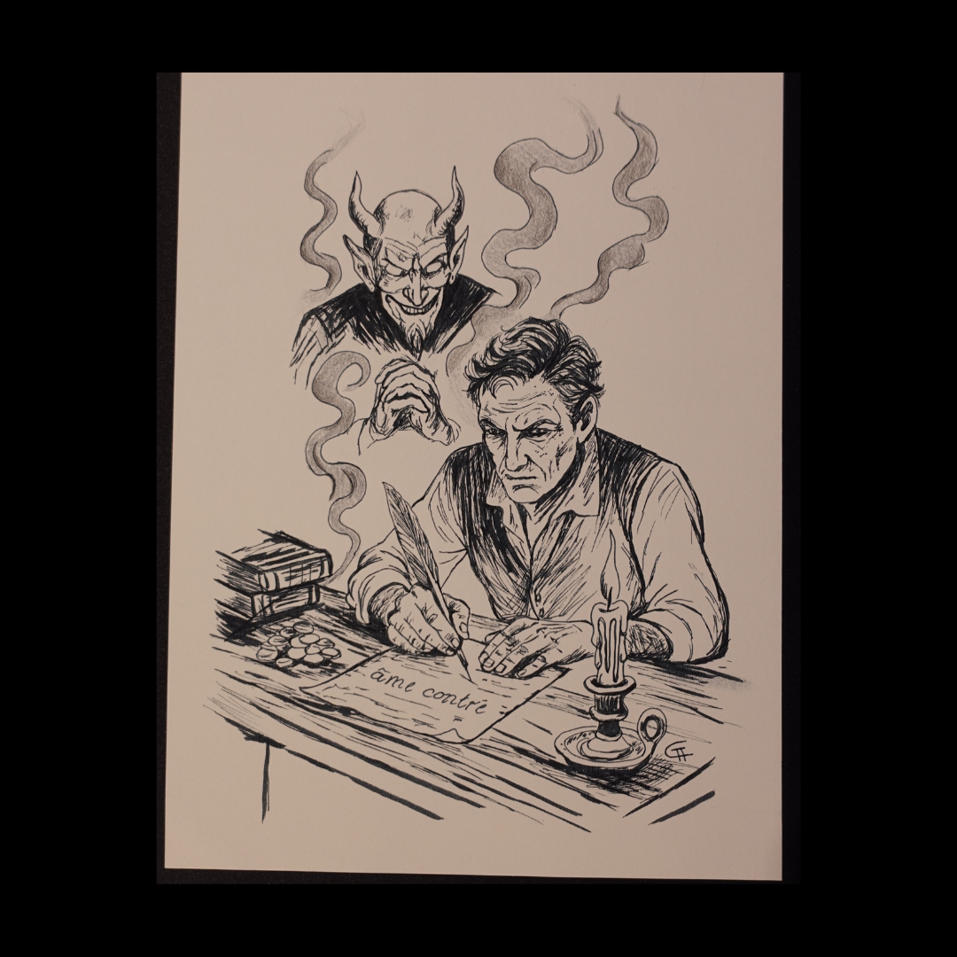 Imprudent/Reckless - Inkoctober #8 - Original Illustration - Artwork