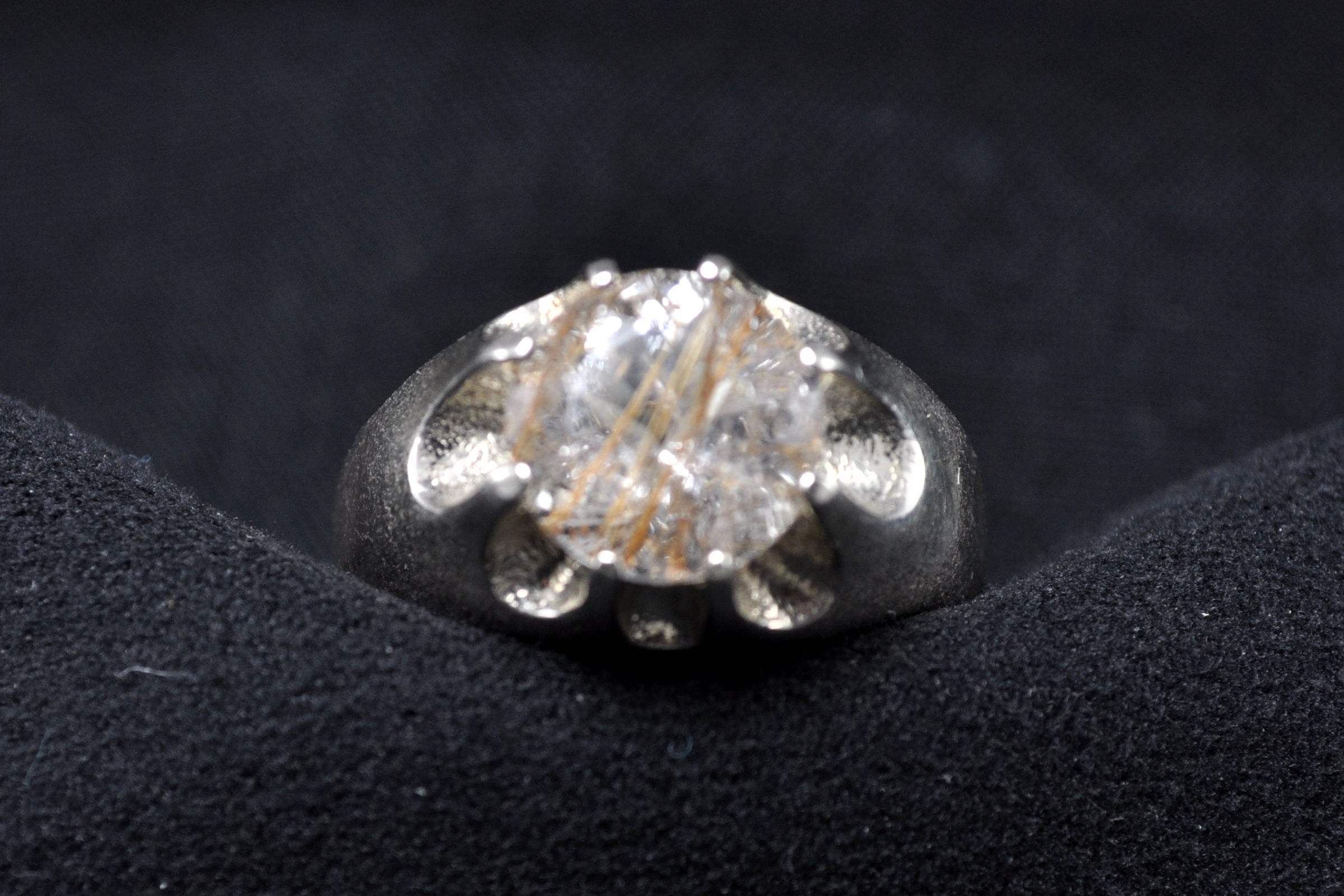 Rutilated Quartz Ring