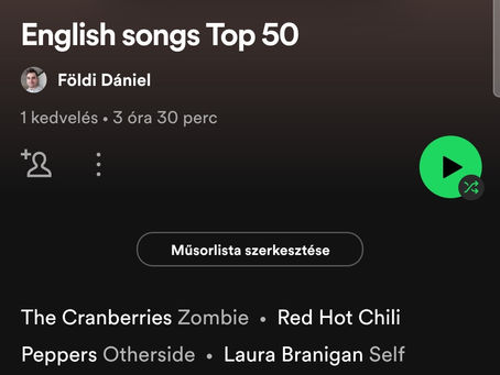 An English playlist made for you