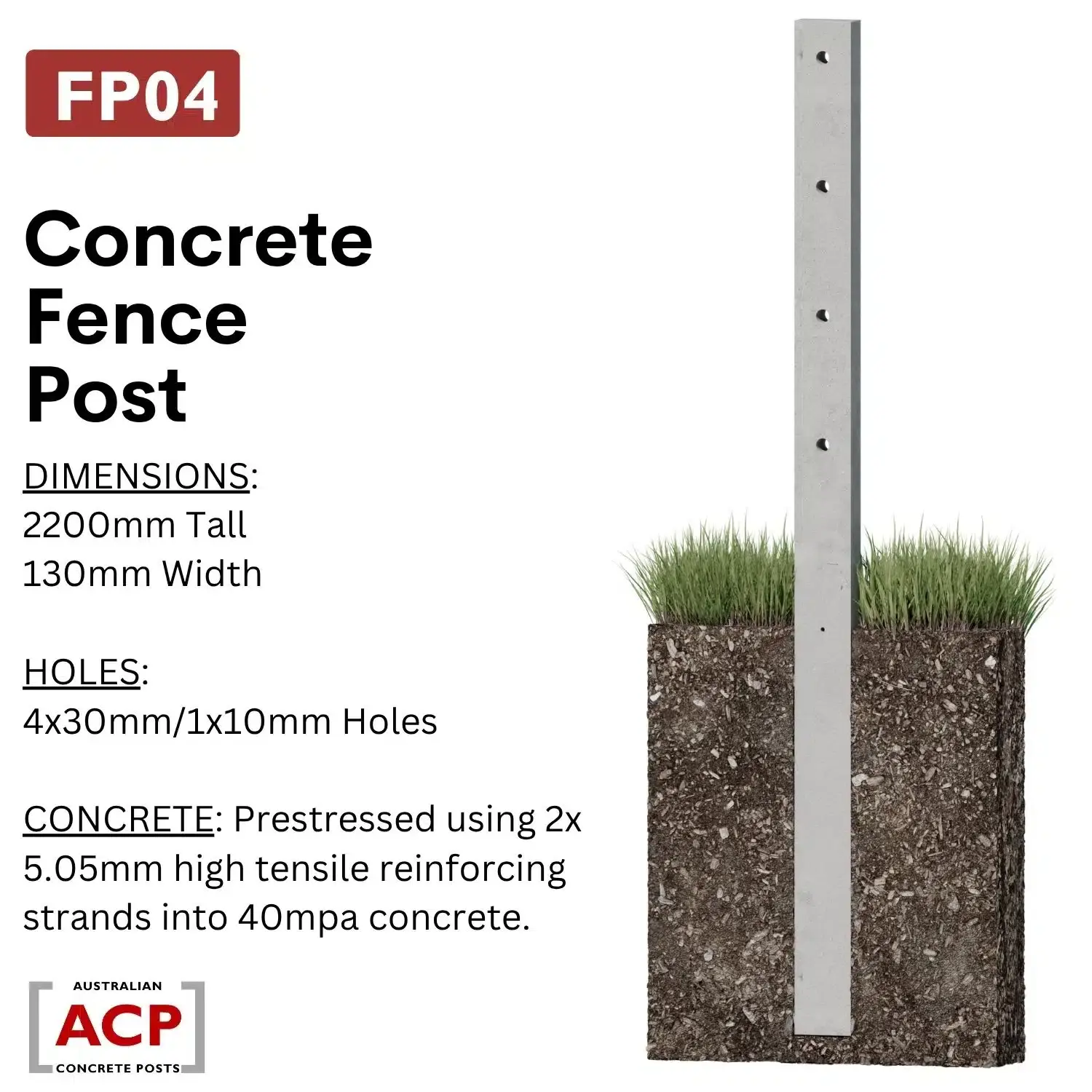 Concrete Fence Post - FP04