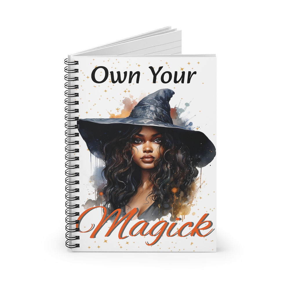 Thumbnail: "Own Your Magick 2" Spiral Notebook - Ruled Line