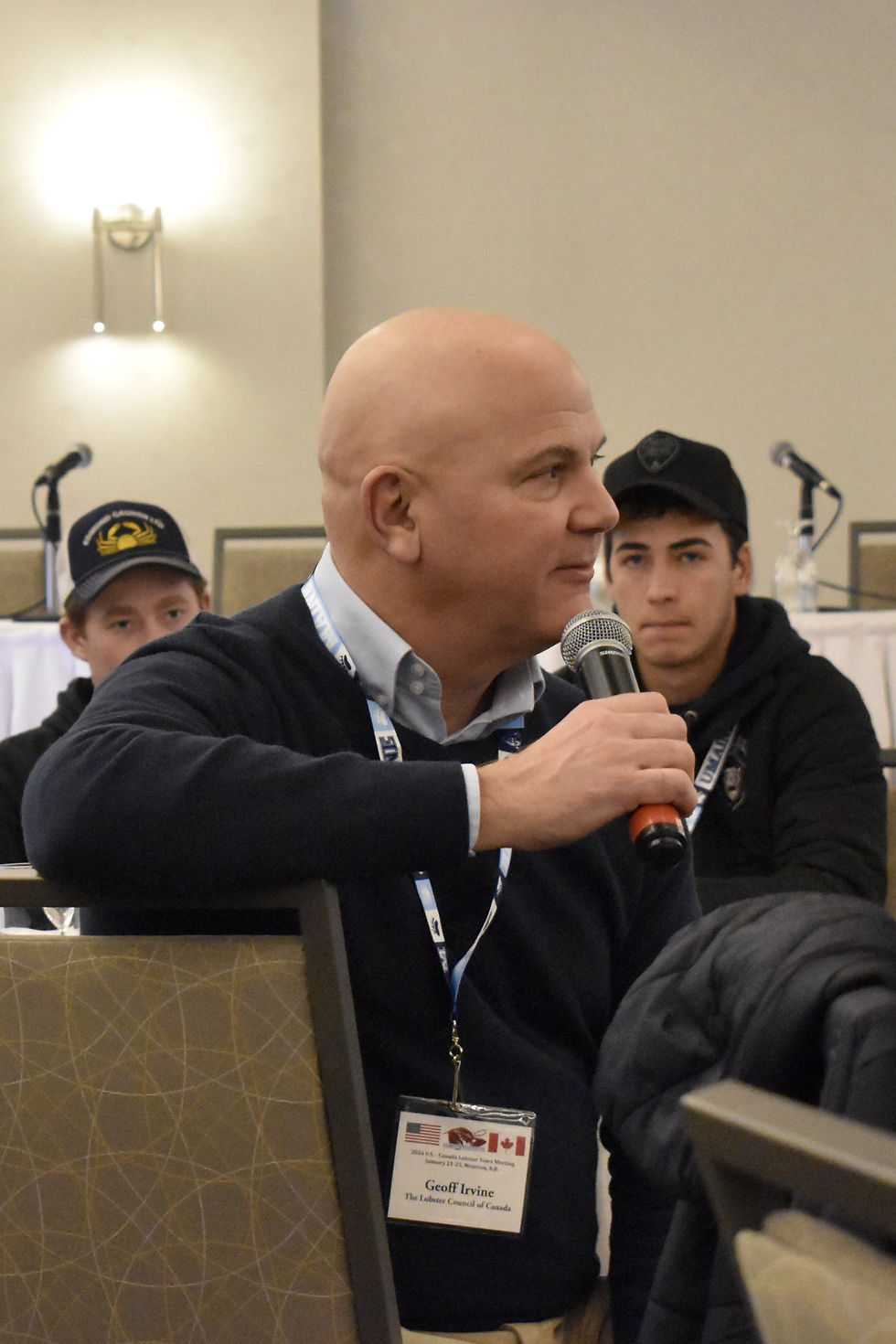 Geoff Irvine, executive director of the Lobster Council of Canada. Photos by J. Petritchenko, Canadian Lobster Research Network