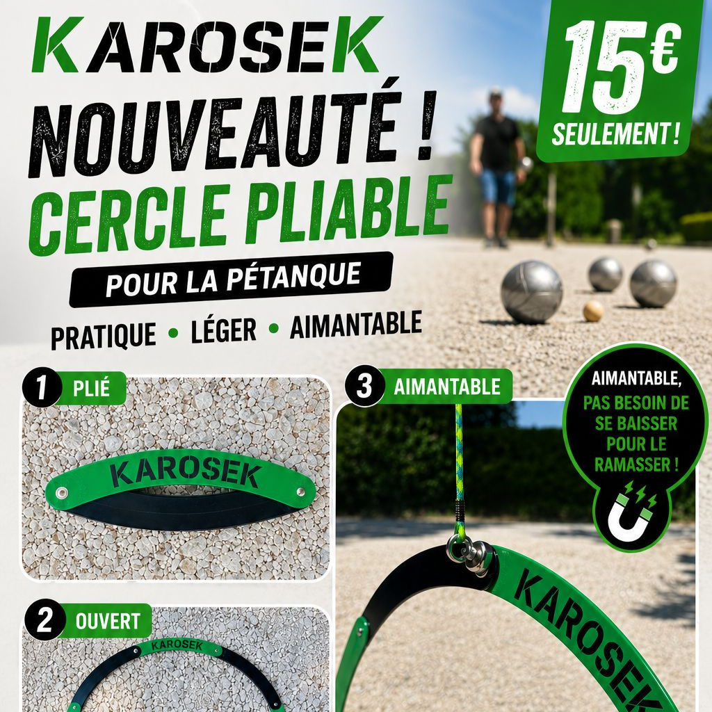 Cercle pliable KAROSEK