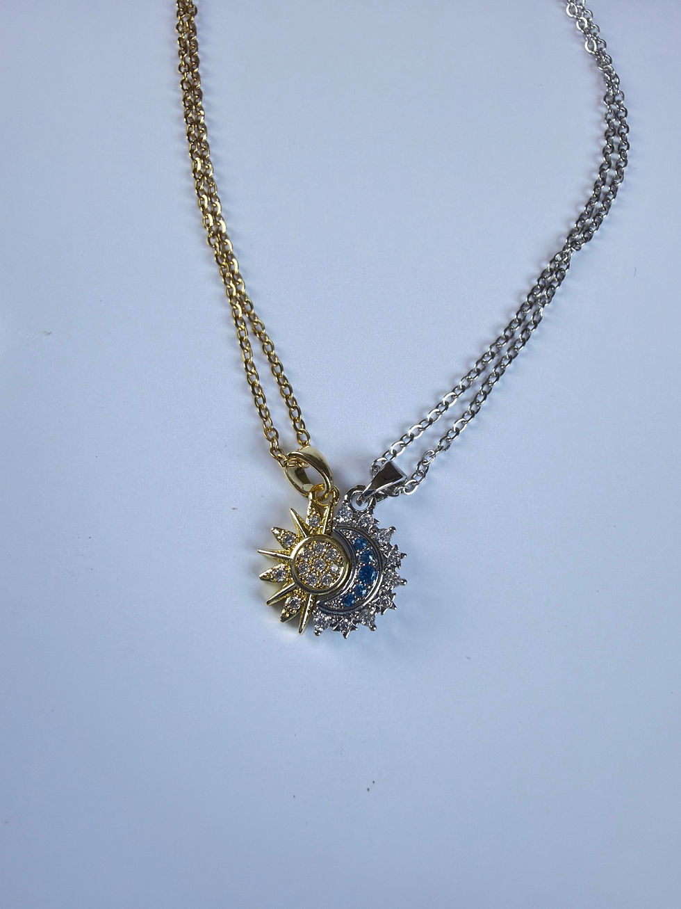 Miniatura: Dúo de collares Sol y Luna 