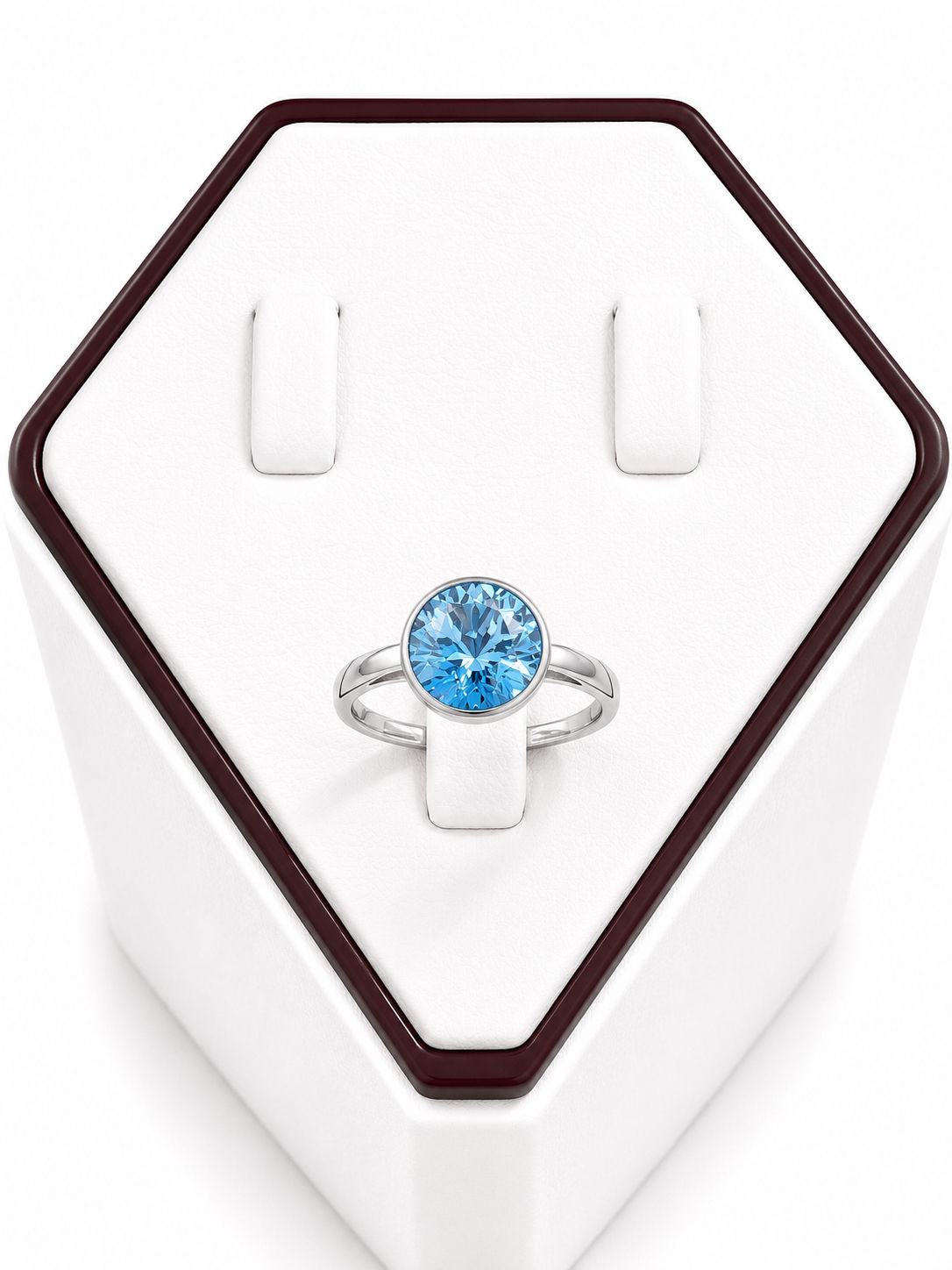 Anillo Piedra celeste, Talla 9