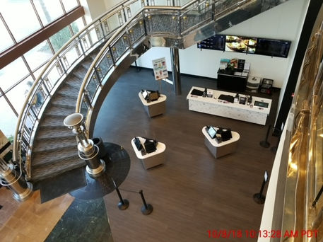 Newly constructed business lobby in Temecula, CA