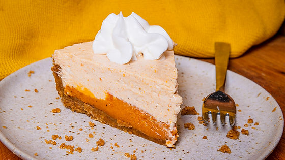 Sweet Potato Creamy Cheesecake Slice