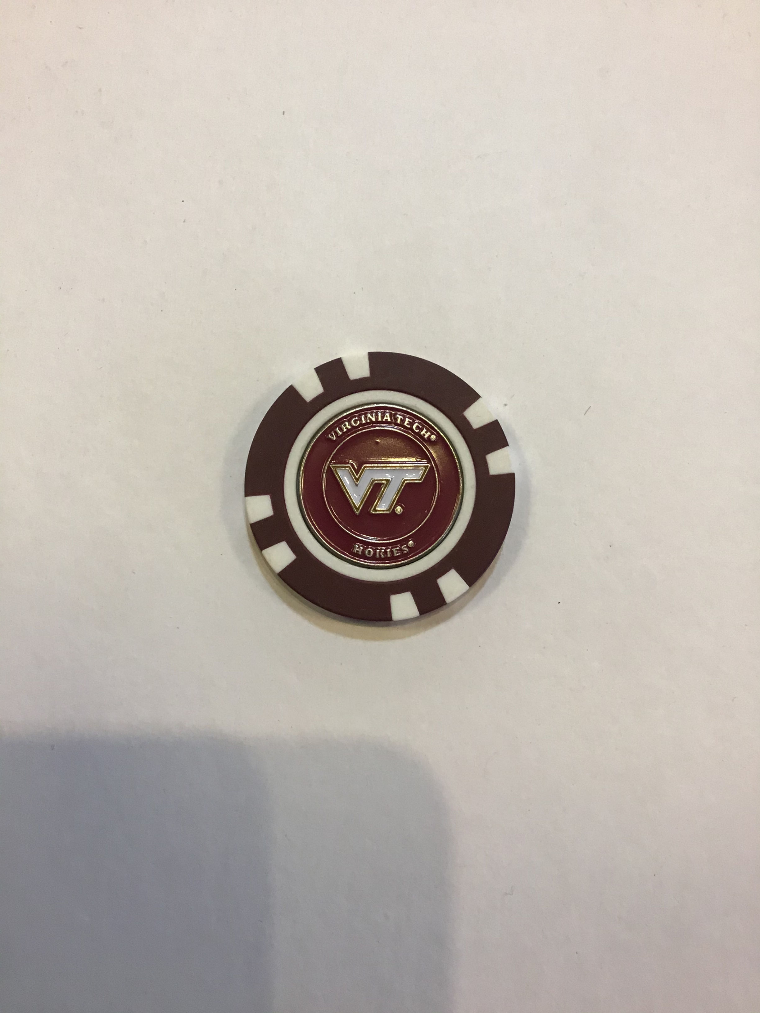 Golf Ball Marker Magnet - NCAA - Virginia Tech