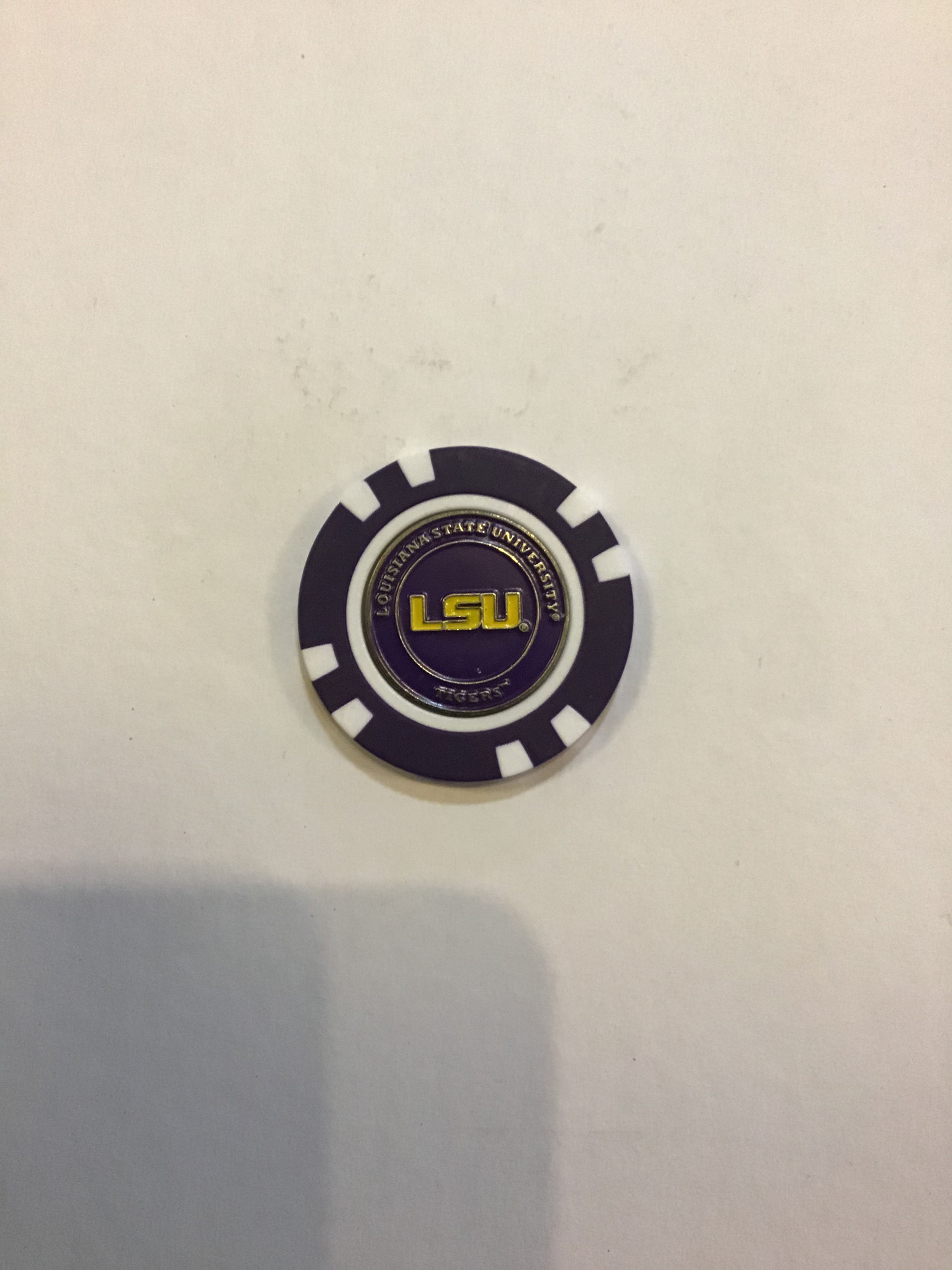 Golf Ball Marker Magnet - NCAA - LSU