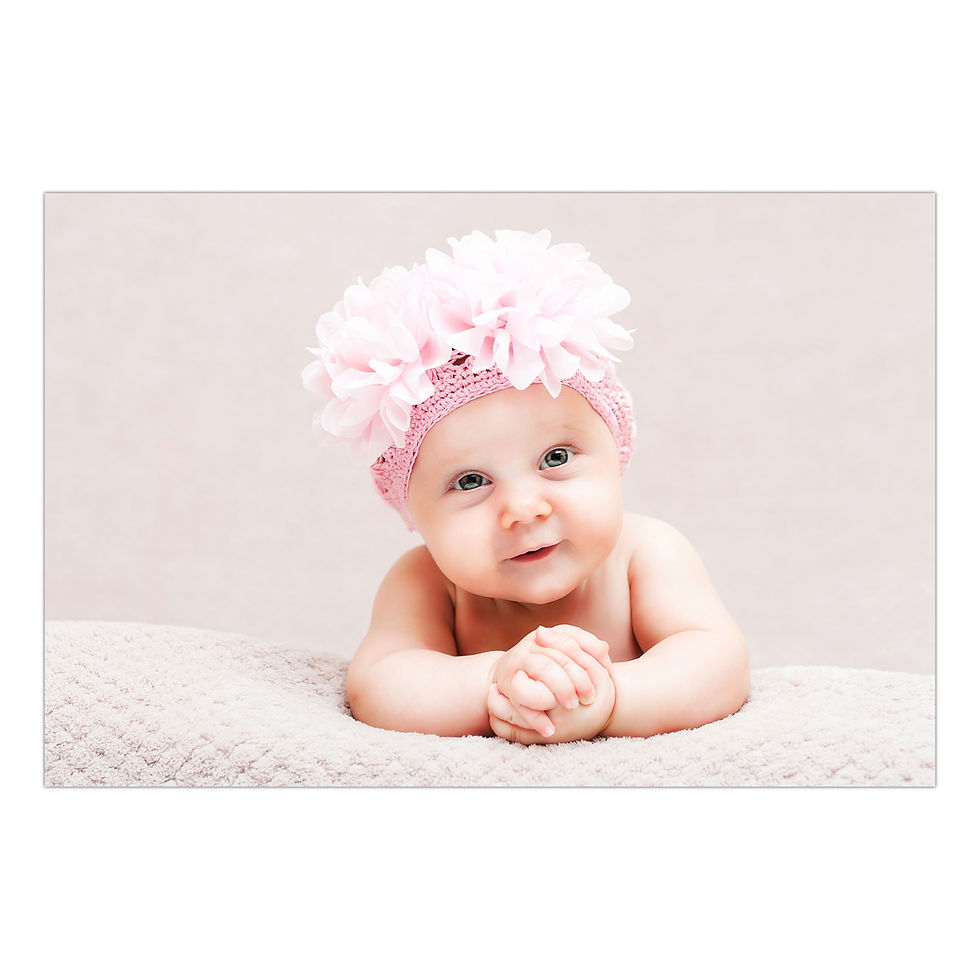 Thumbnail: WENS Set Of 4 HD Digital Printed Cute Baby Poster