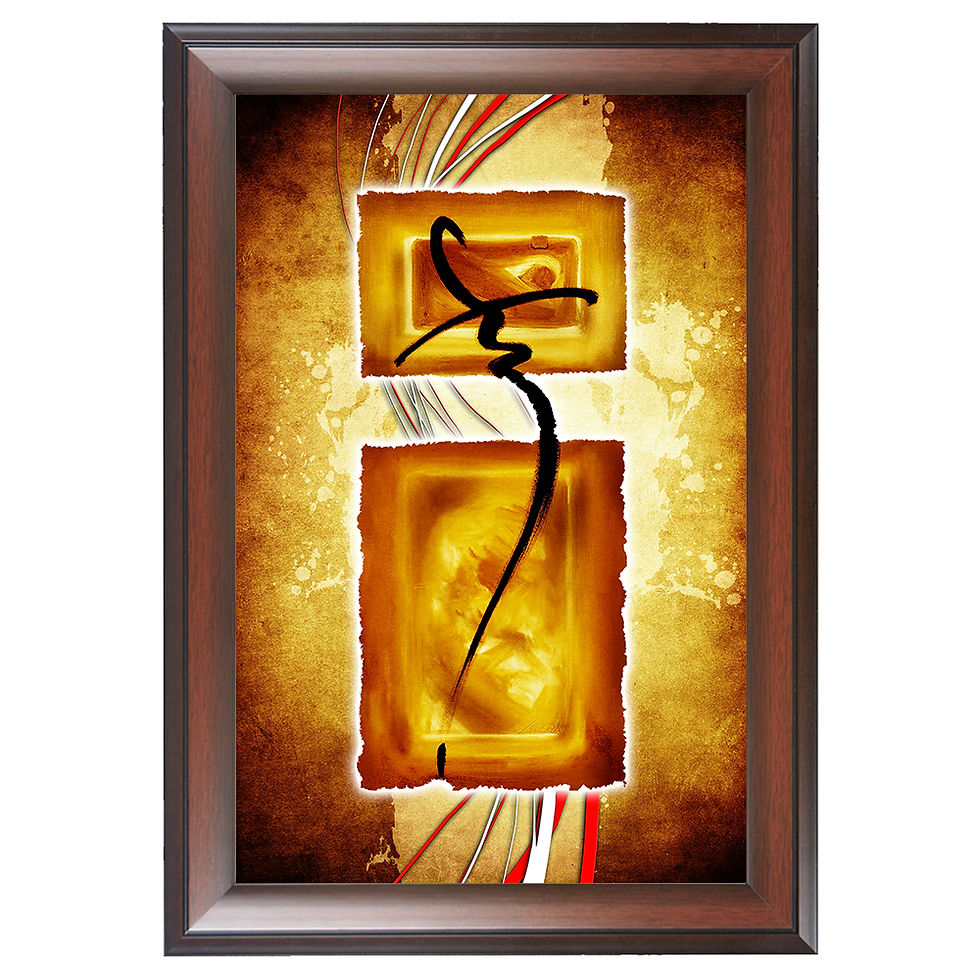 Thumbnail: WENS Figurative Modern Art Wall Painting, Multicolour