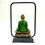 Thumbnail: Green 12.5 Inch  Gautama Buddha Statue Decorative Set with LED light