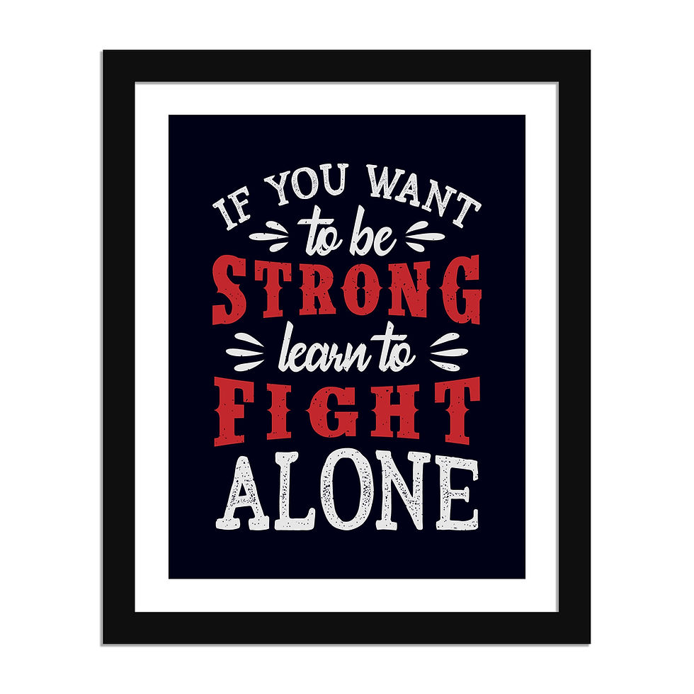 Thumbnail: WENS Framed  "Inspirational Quotes " with Front Acrylic Glass