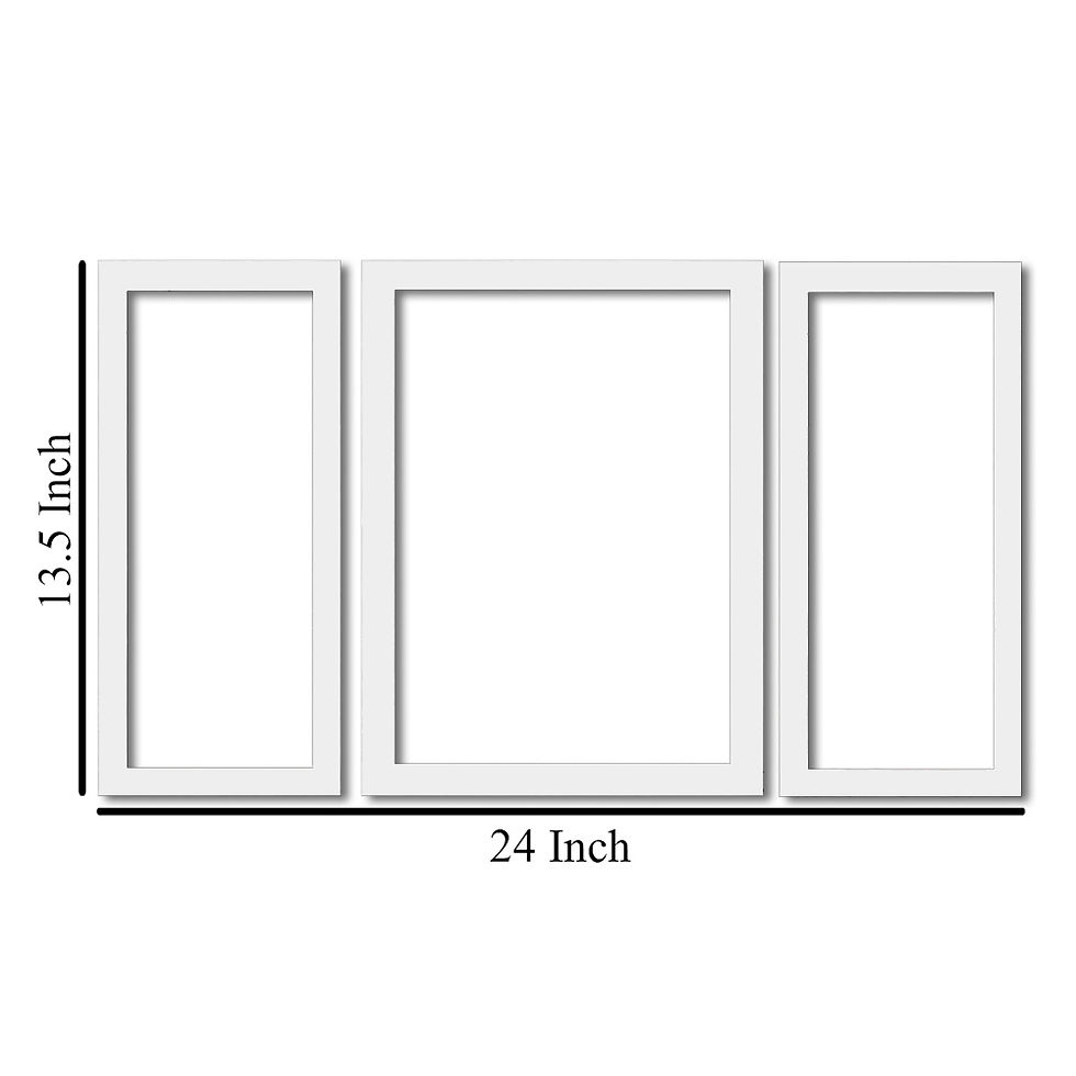 Thumbnail: Wens Set Of 3  Beautiful Nature Modern Wall Art Painting