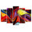 Thumbnail: WENS Velvet Laminated Abstarct  5 Panels  Wall Art (24x40 Inch)