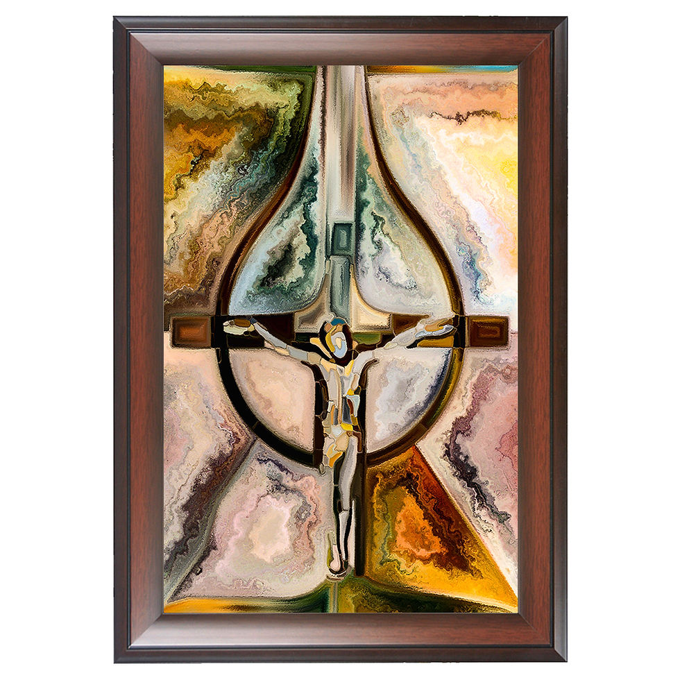 Thumbnail: WENS Jesus Christ  Wall Painting, Multicolour