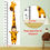 Thumbnail: WENS Multicolor Jungle Theme Kids Height Chart (18 x 59 Inches)