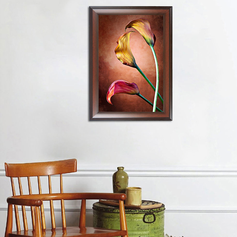 WENS Floral Art Wall Painting, Multicolour