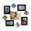 Thumbnail: WENS 9 Openings   Brown & White Wall Hanging Collage Picture Photo Frame