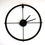 Thumbnail: 24" Metal Wall Clock - Black