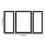 Thumbnail: Wens Abstarct MDF Wall Painting (13.5 x 24 x 0.75 Inch , Set of 3)
