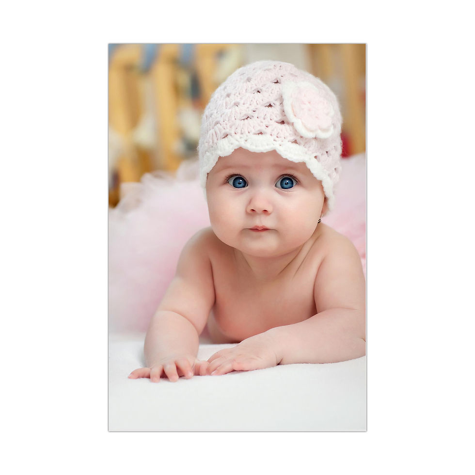Thumbnail: WENS Set Of 4 HD Digital Printed Cute Baby Posters