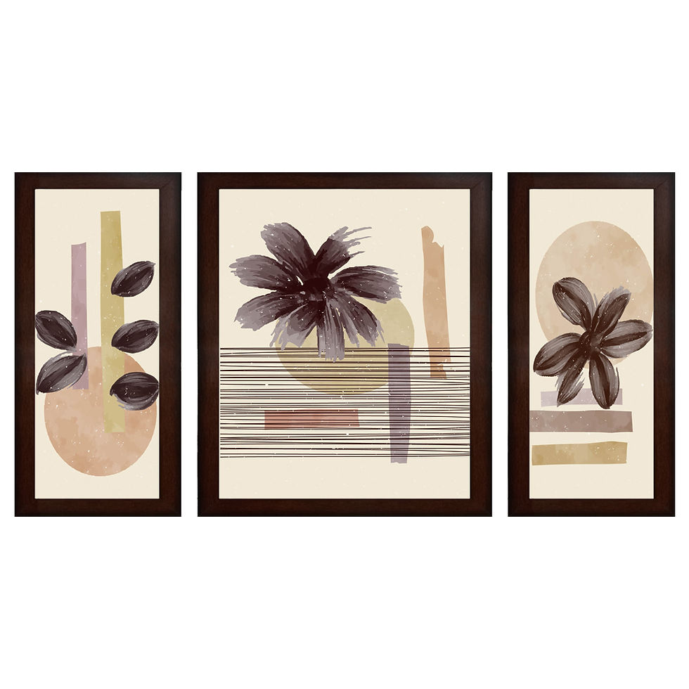 Thumbnail: WENS Pretty Range Of Flowers Wall Art
