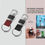 Thumbnail: Rectangle hanging metal keychain with Bottle Opener & PU strap