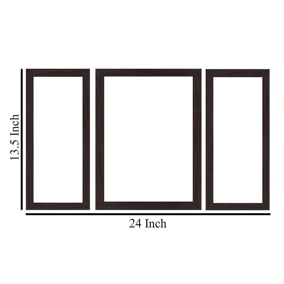 Thumbnail: Wens Beautiful Mountain View MDF Wall Painting (13.5 x 24 x 0.75 Inch , Set of 3