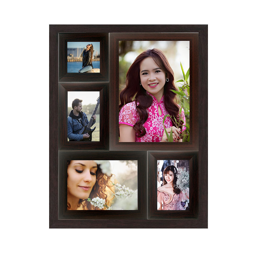 Thumbnail: WENS Collage Picture Frame-Brown