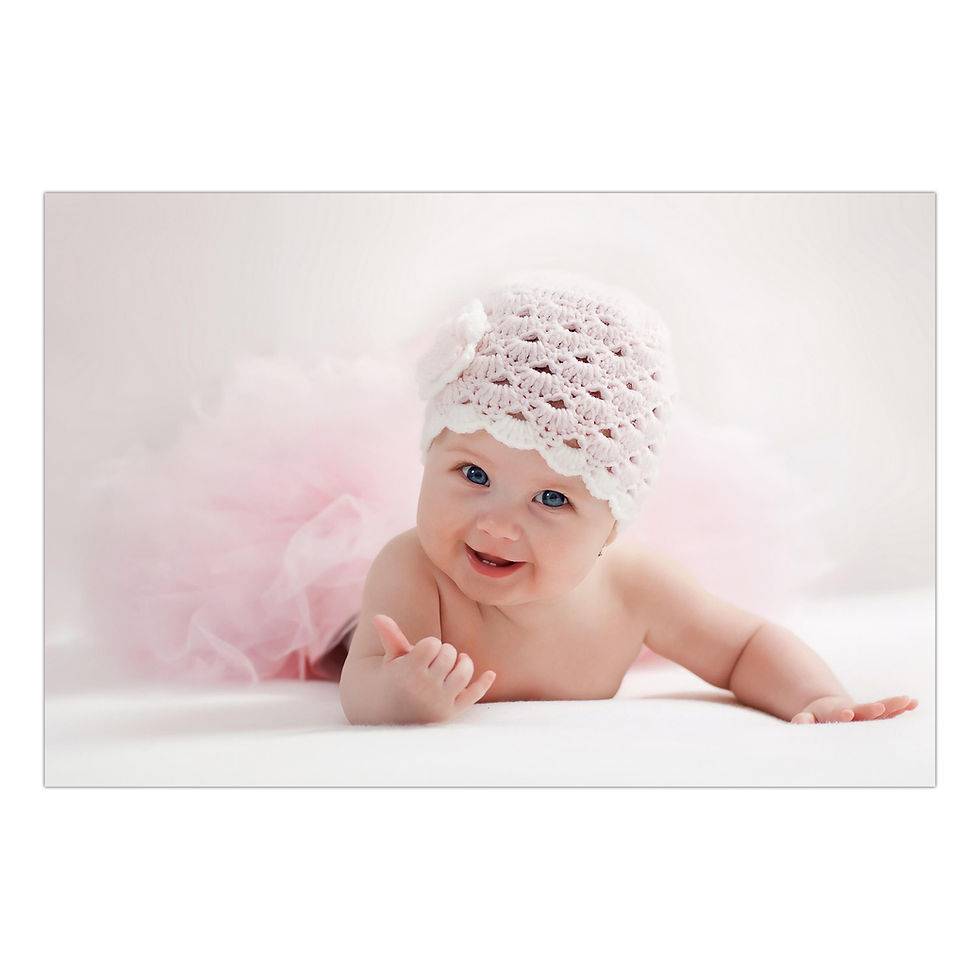 Thumbnail: WENS Set Of 4 HD Digital Printed Cute Baby Poster