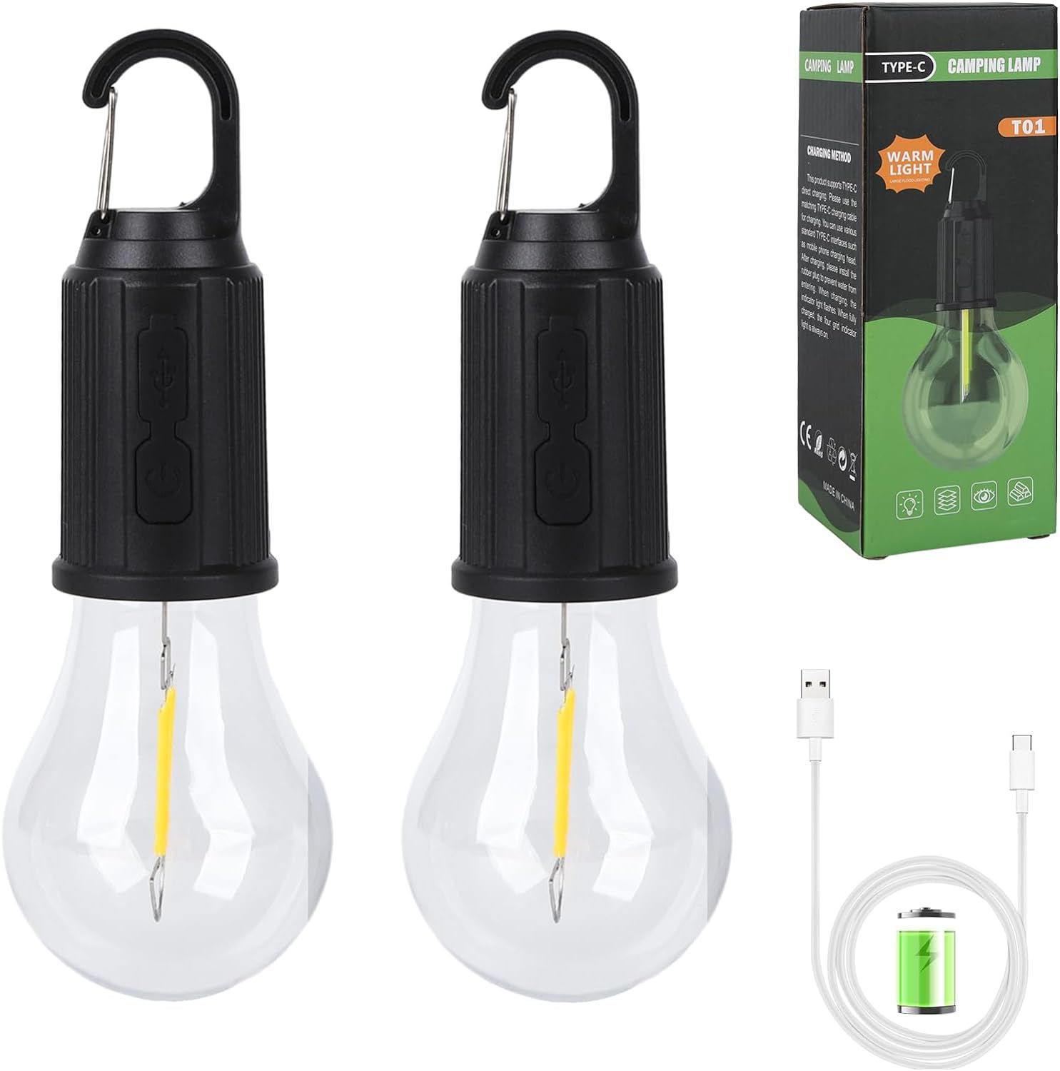 Rechargable Waterproof LED Emergency Bulb