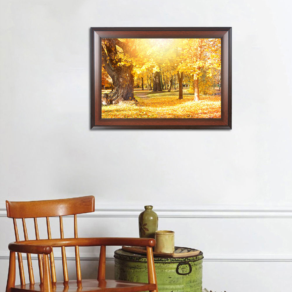 WENS Engineered Wood Nature Scenery Wall Painting, Multicolour