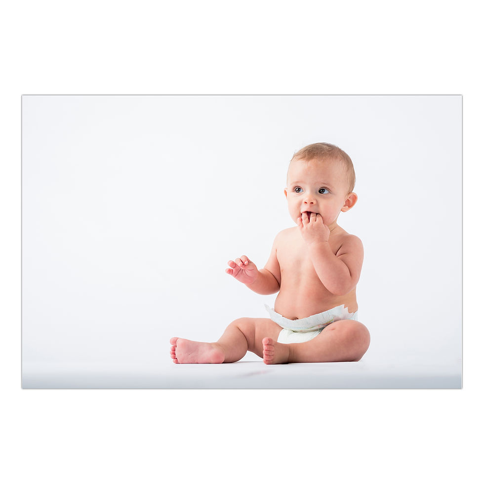 Thumbnail: WENS Set Of 4 HD Digital Printed Cute Baby Poster