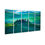 Thumbnail: WENS "Beautiful Nature" 5 Panels Velvet Laminated Wall Art for Home Décor